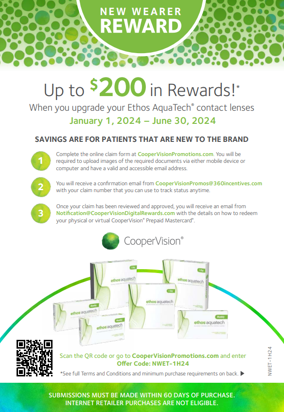 CooperVision Biofinity Energys Rebate Form 2024