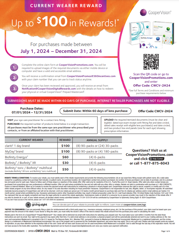 Avaira Toric Rebate Form 2024