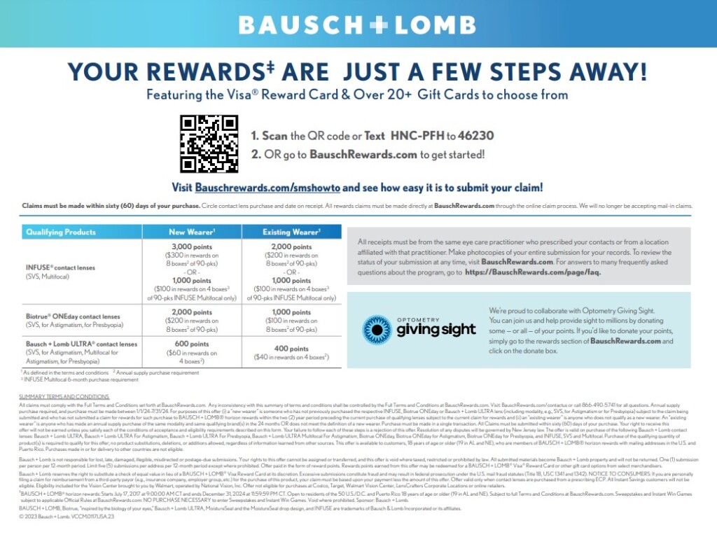 Biotrue Oneday For Astigmatism Xr Rebate Form 2024