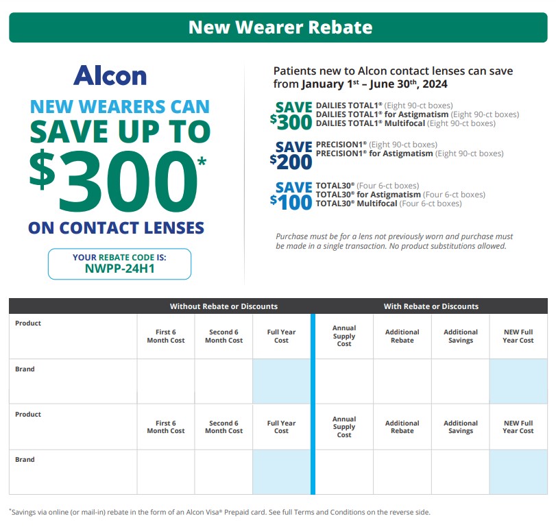 Optima Multifocal Rebate Form 2024